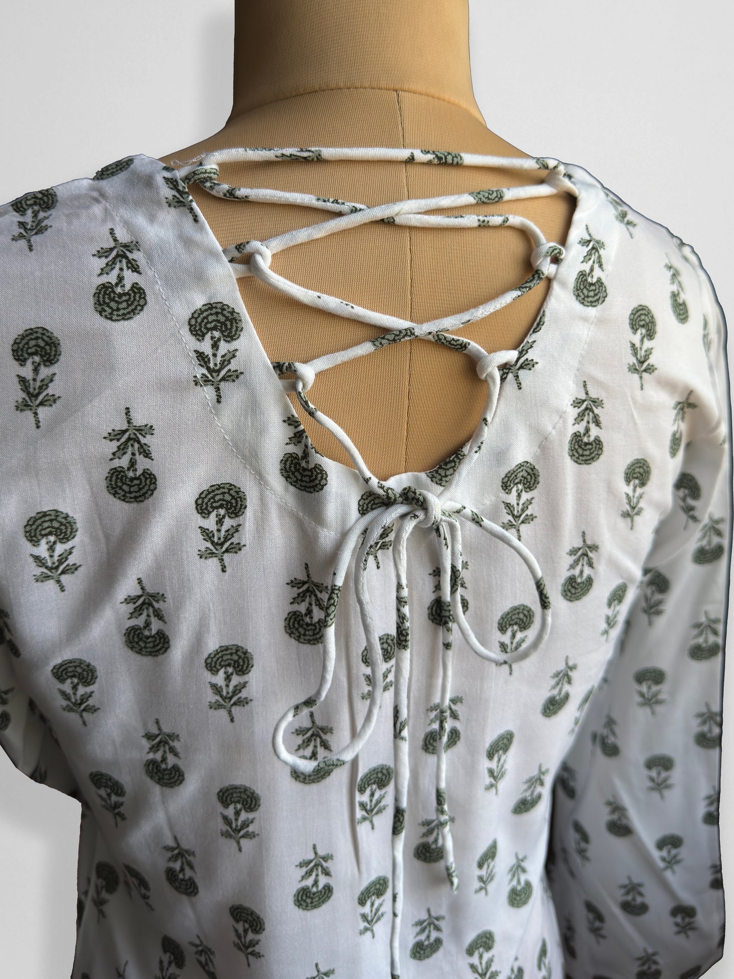 Gulbaan - Crisscross Back Cotton Top