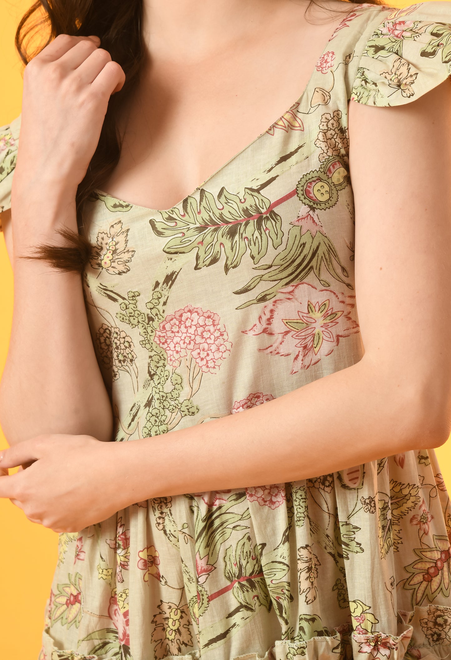 Desert Dazzle Multicolor Tiered Dress