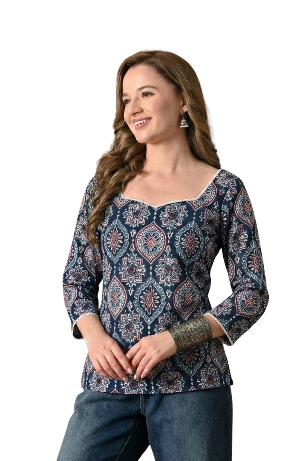 Husna – Full Sleeve Short Kurta