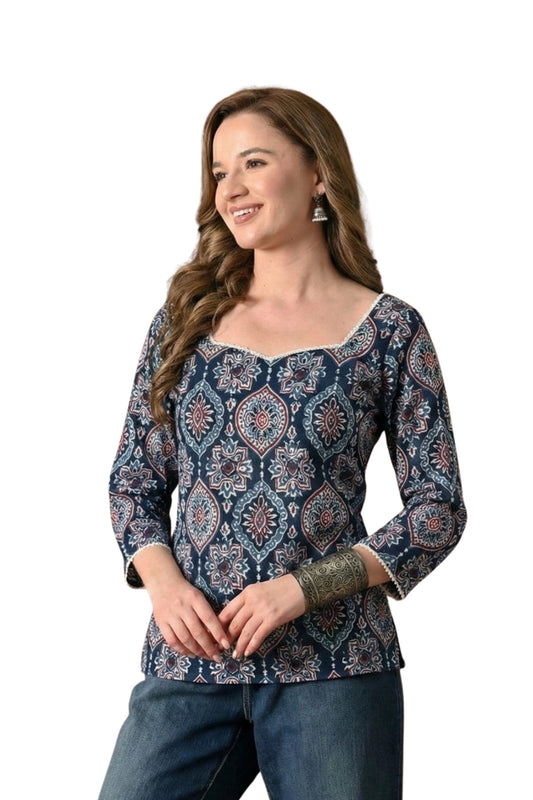 Husna – Full Sleeve Short Kurta