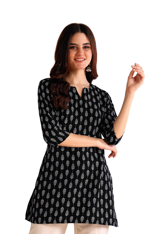 Kaari - Black Short Kurti
