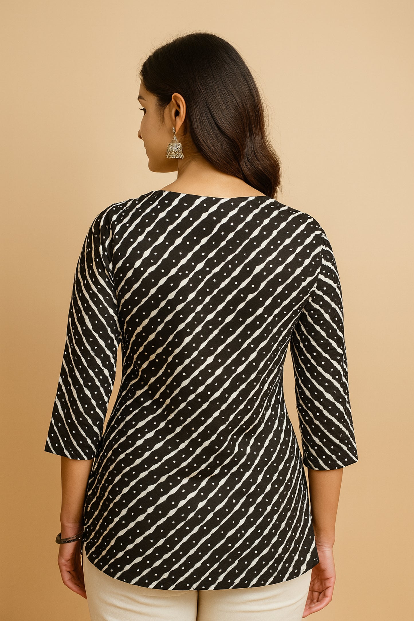 Nisha - Leheriya Cotton Kurti