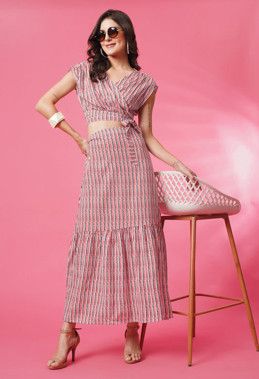 Linear Luxe Skirt Co-ord Set