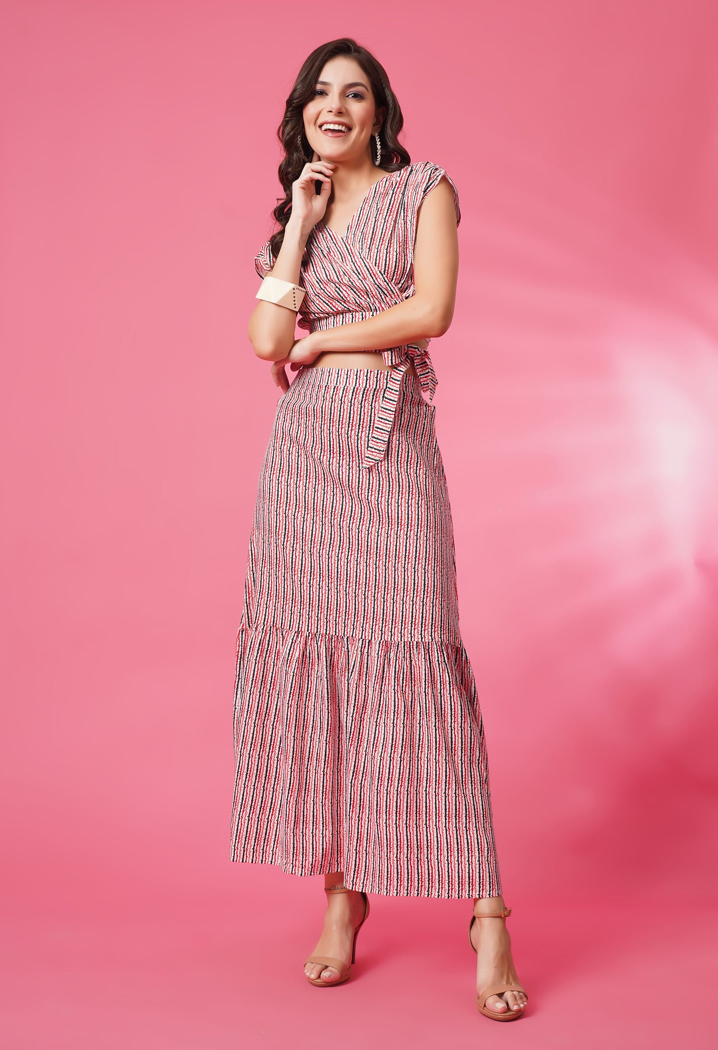 Linear Luxe Skirt Co-ord Set