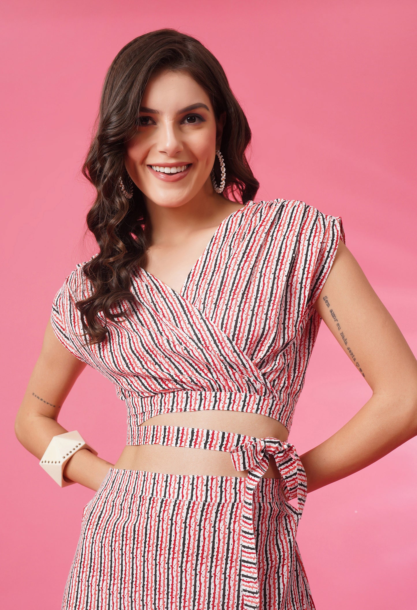 Linear Luxe Skirt Co-ord Set