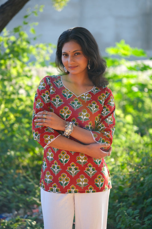 Malira – Cotton Short Kurti