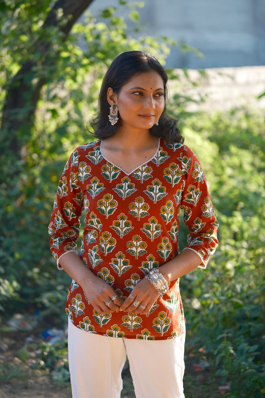 Malira – Cotton Short Kurti