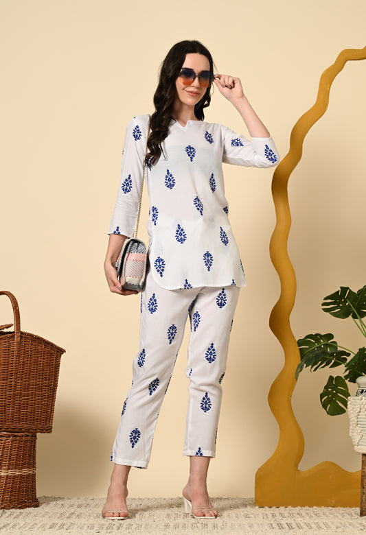 Traditional Twill Co-ord Set