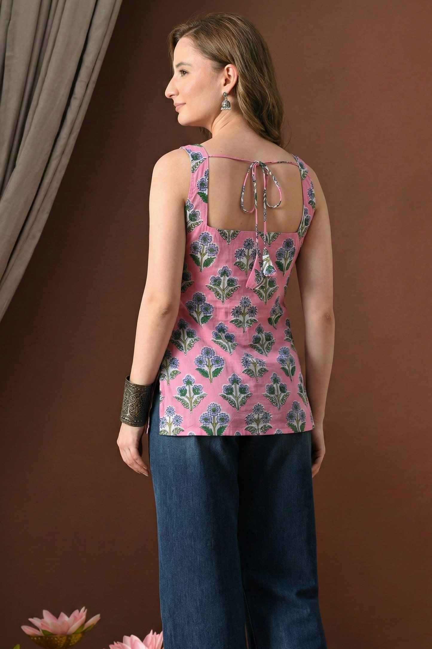 Rosewater - Sweetheart Sleeveless Kurti