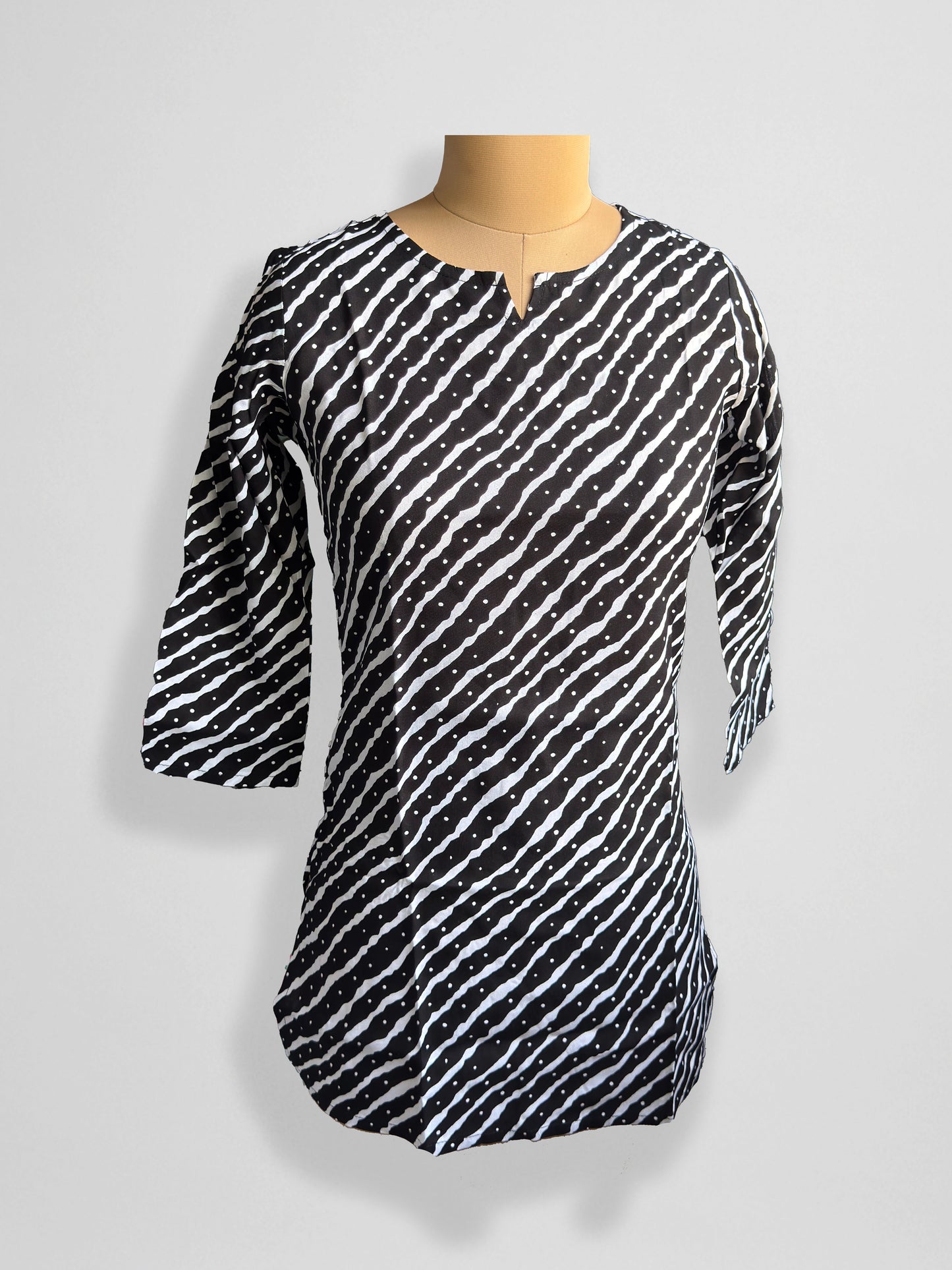 Nisha - Leheriya Cotton Kurti