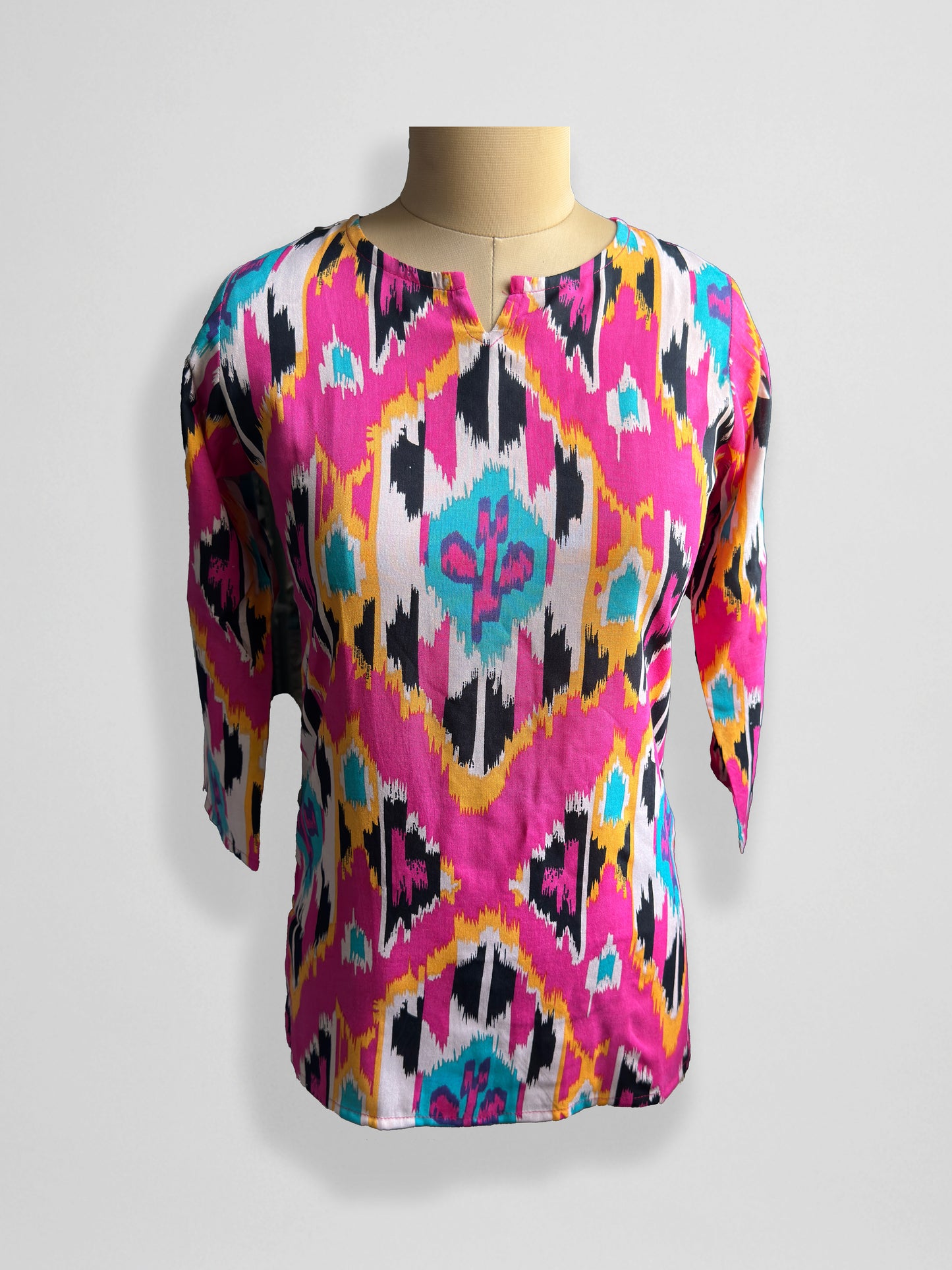Rangbhor - Ikat Cotton Kurti