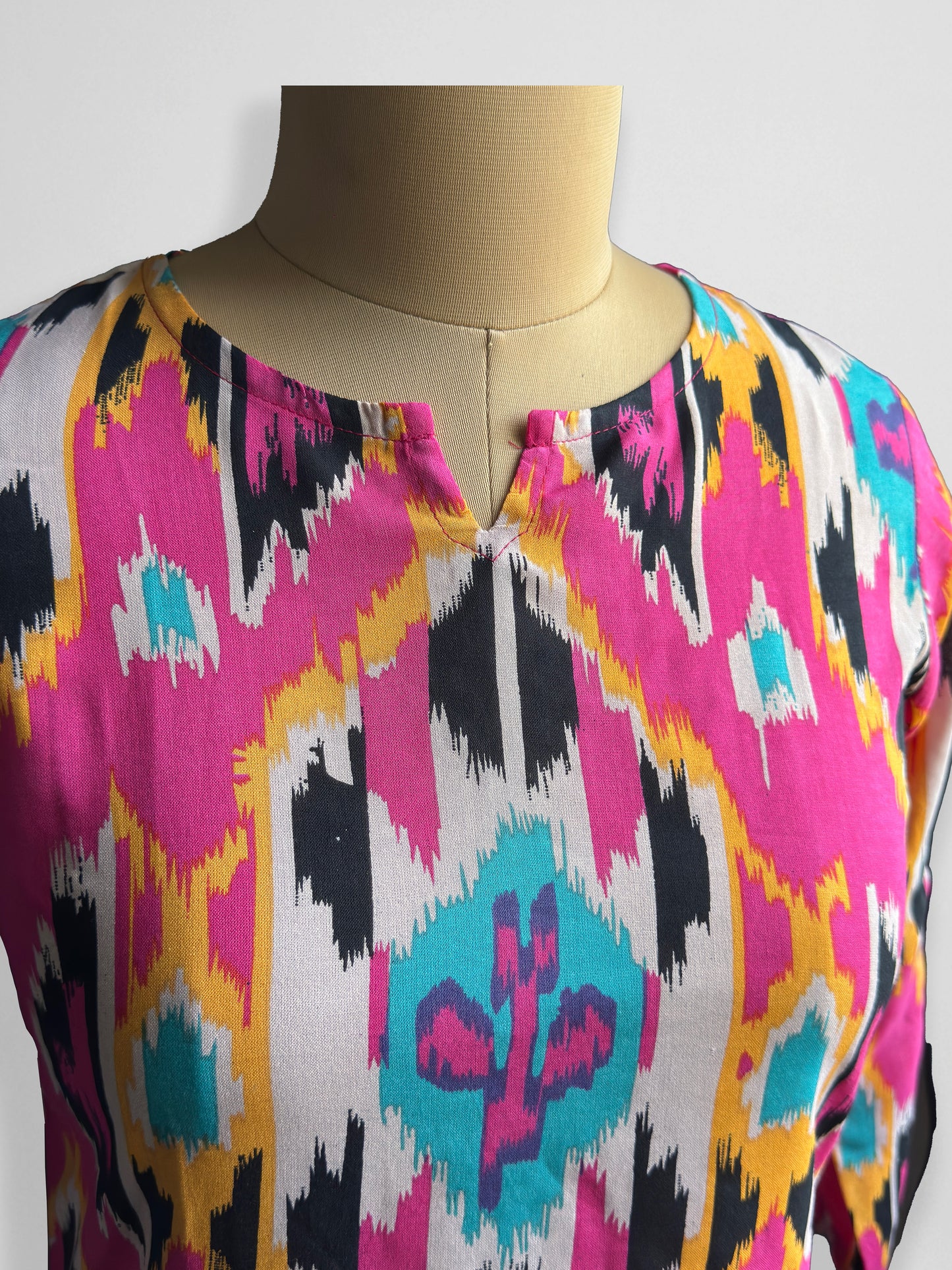 Rangbhor - Ikat Cotton Kurti