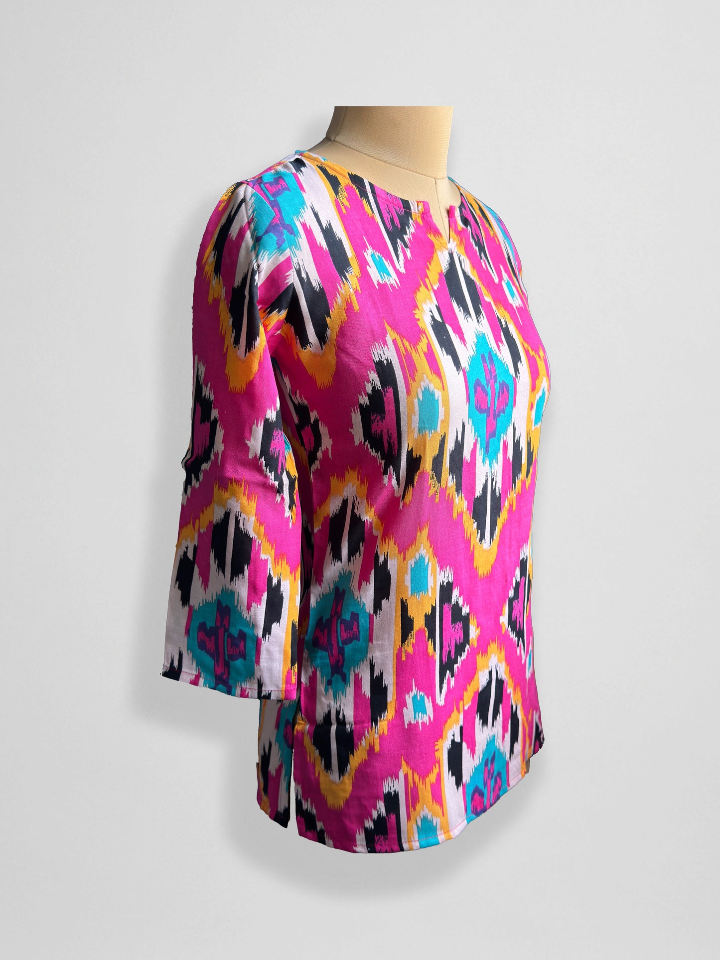 Rangbhor - Ikat Cotton Kurti