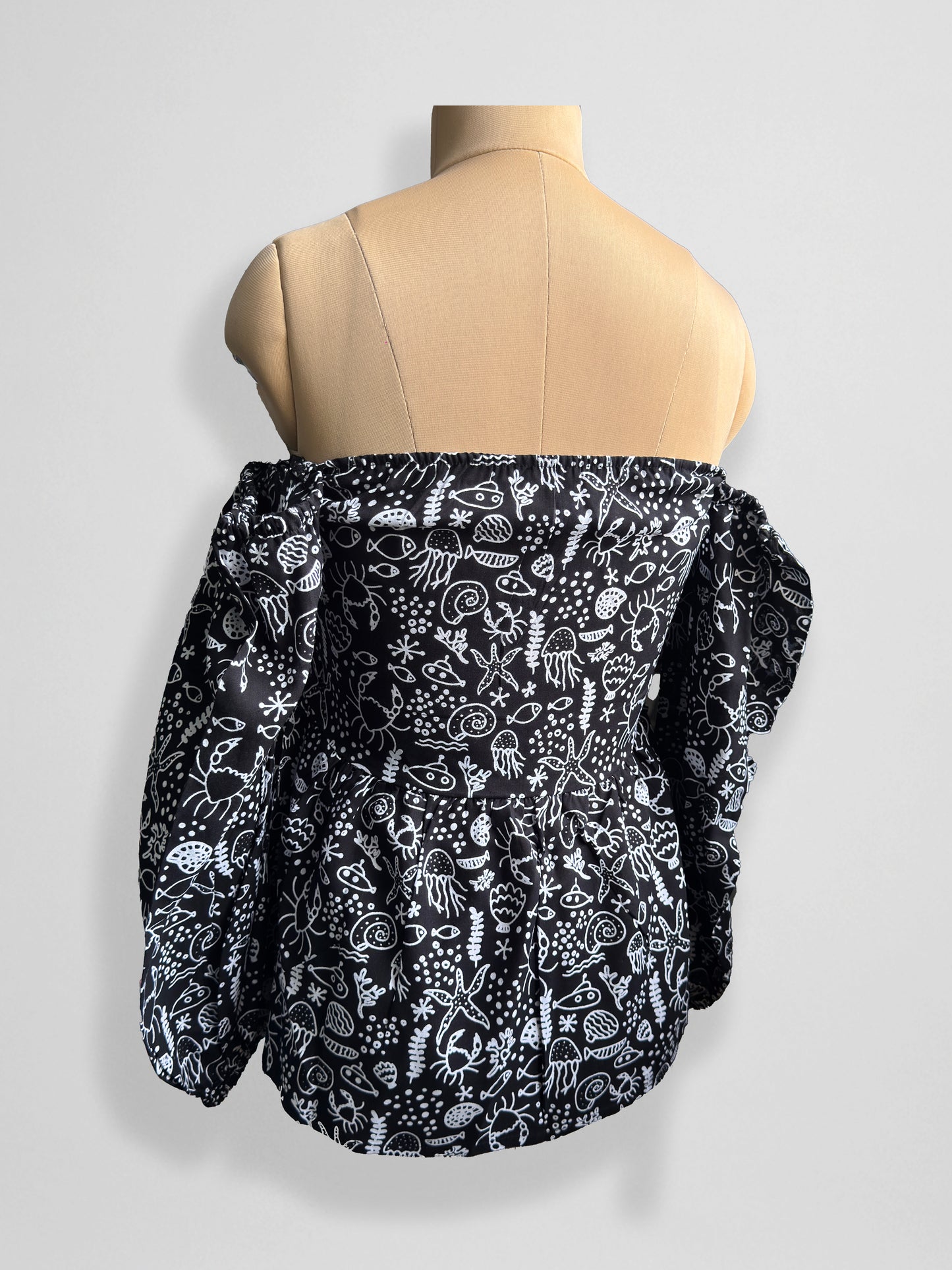 Starspell Off-Shoulder Peplum Top