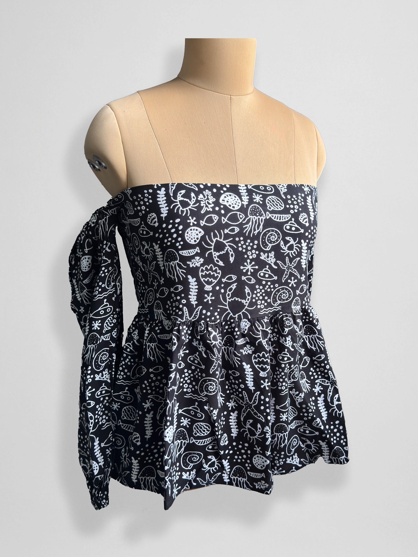 Starspell Off-Shoulder Peplum Top