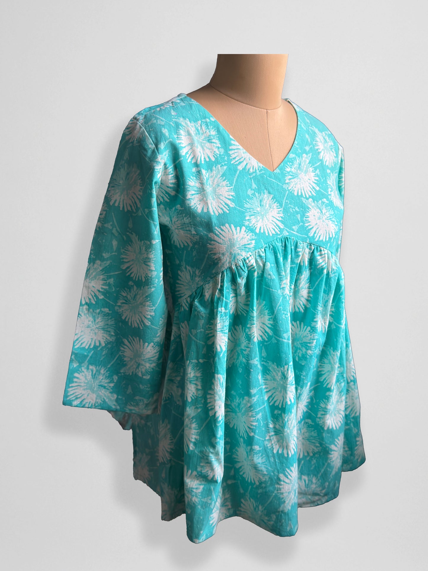 Neelphool - Peplum Cotton Top