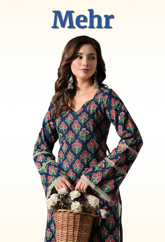 Mehr – Bell Sleeved Pakistani Kurta